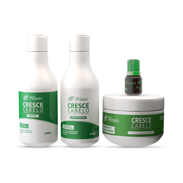 Kit Cresce Cabelo Extrato De Priorin 25% de Desconto