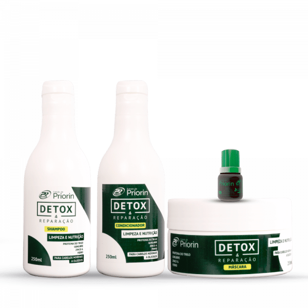 Kit Detox E Reparação Extrato De priorin