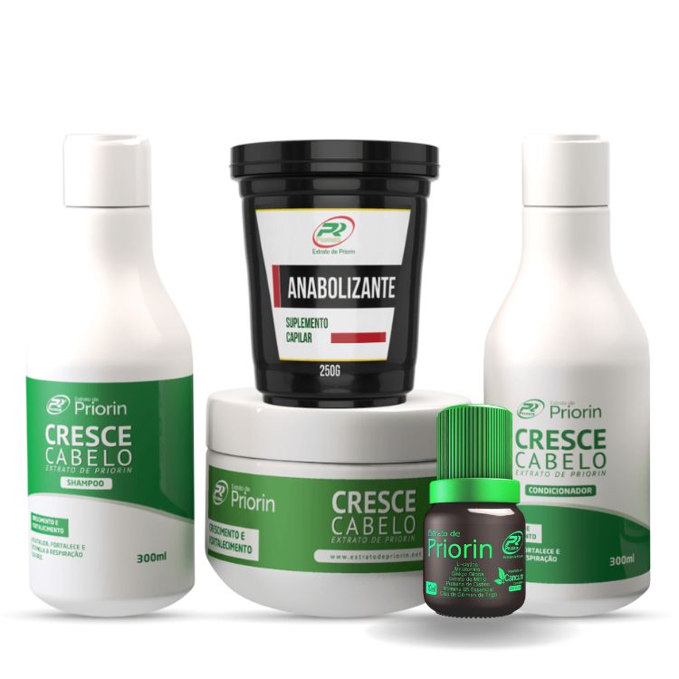 Kit Cresce Cabelo com suplemento capilar Priorin