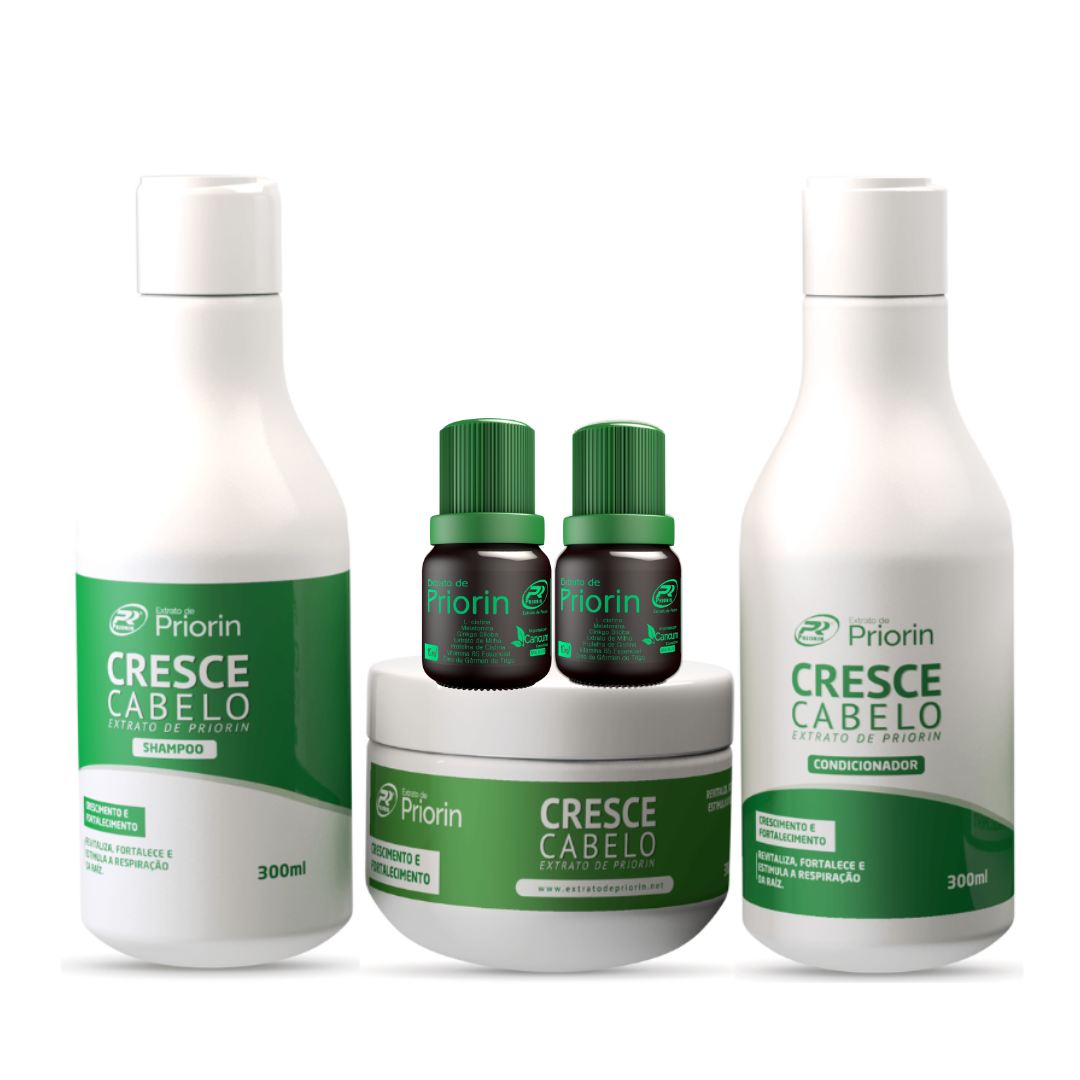 Cresce Cabelo Antiquedas kit Capilar 2 tônicos Priorin Frete Grátis