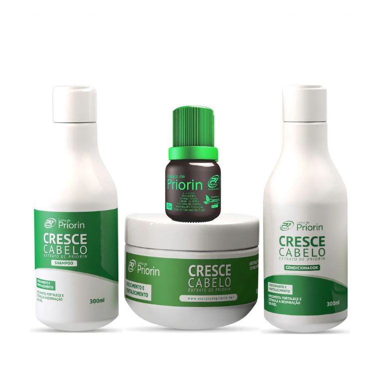 Kit Completo Cresce Cabelo Priorin